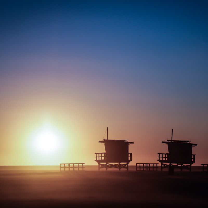 Venice Beach at sunset